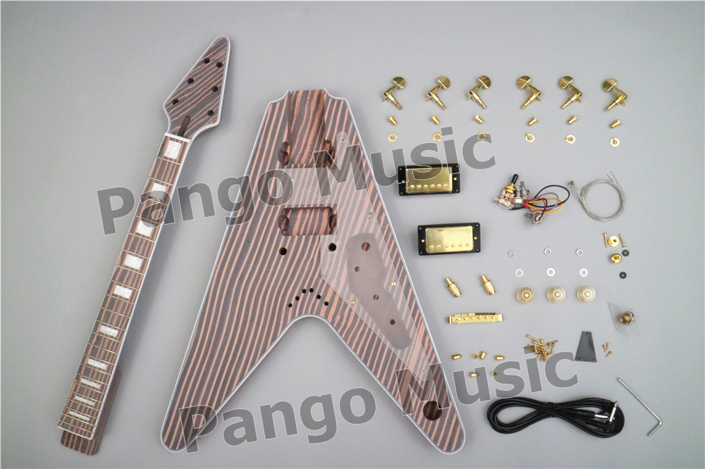 PANGO Flying V All Zebrawood DIY Electric Guitar Kit PFV 670 Buy sunroom-kits-patio-enclosures-sunroom-kits-small-sunroom