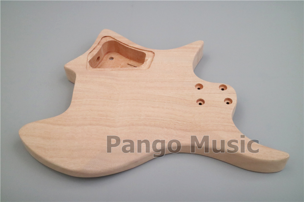 Headless DIY Electric Guitar Kit with Quilted Maple Veneer (ZQN0137